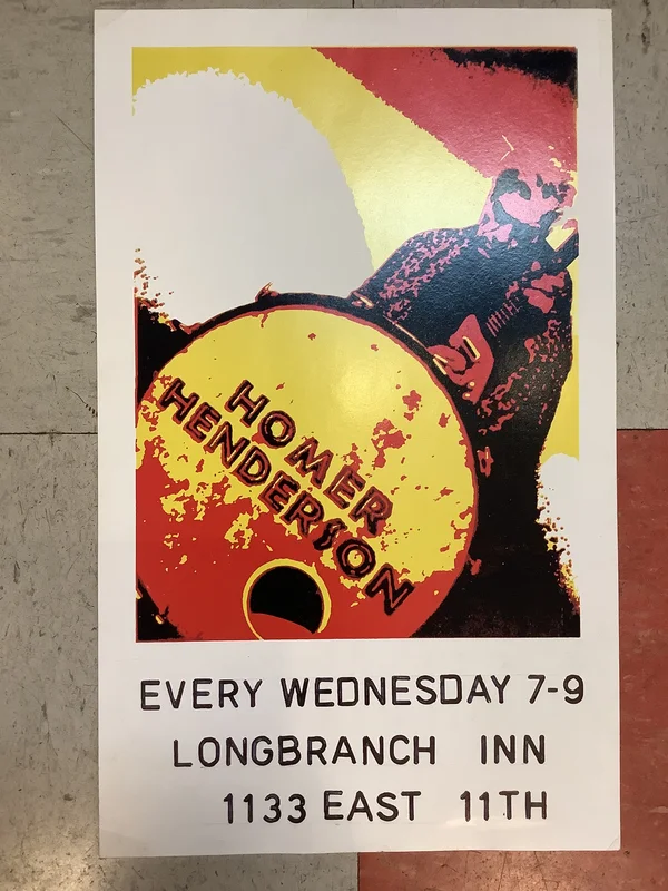Homer Henderson at Longbranch Inn (Poster)