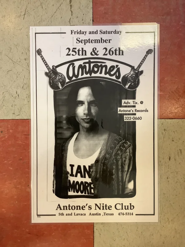 Ian Moore at Antone's (Poster)