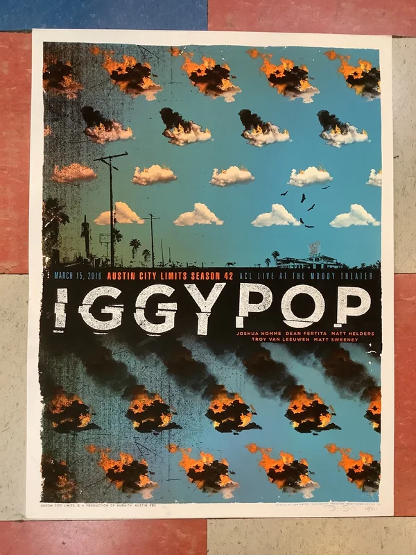 Iggy Pop at Austin City Limits - 2016 (Poster)