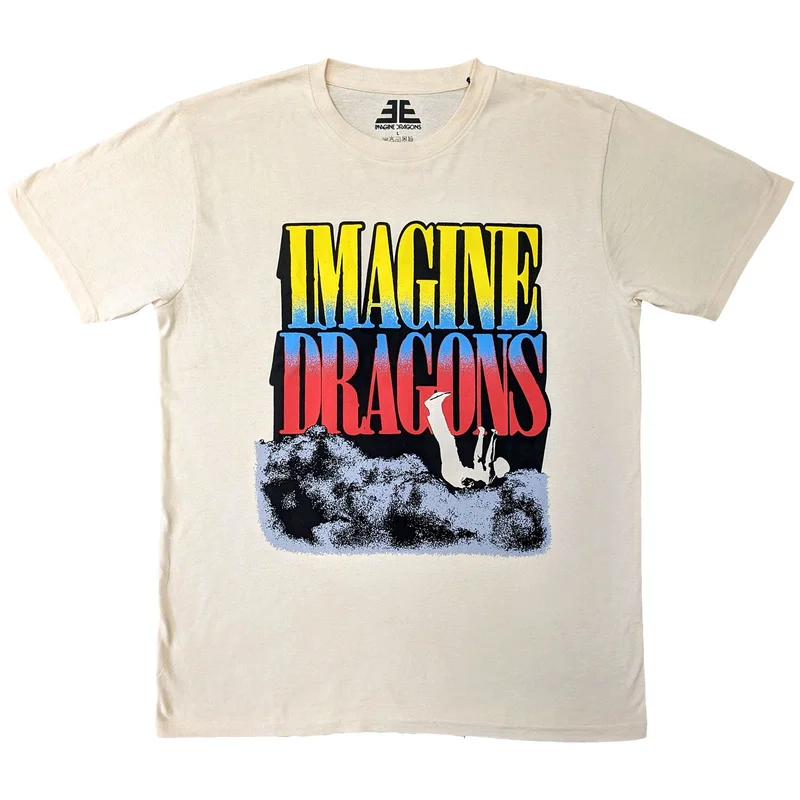 Imagine Dragons Unisex T-Shirt: Falling Clouds Natural