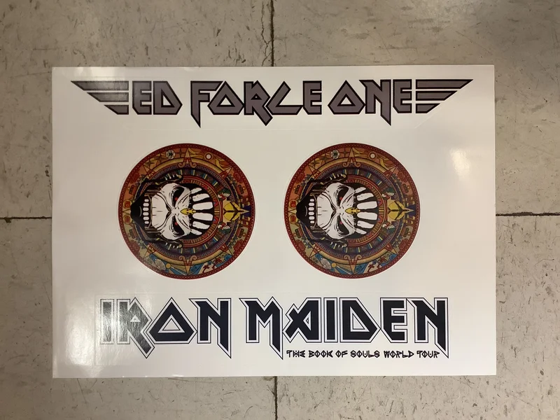 Iron Maiden "Book of Souls World Tour" Sticker Pack