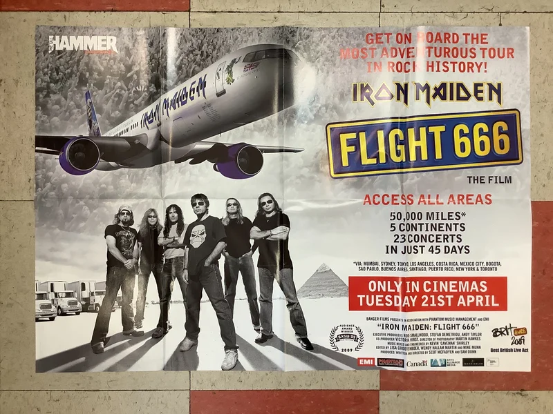 Iron Maiden Flight 666 Movie (Poster)