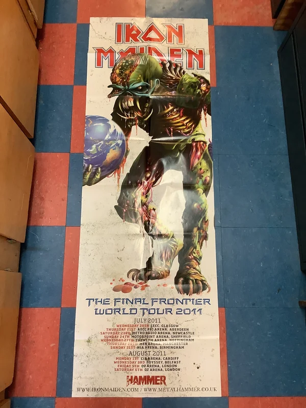 Iron Maiden: The Final Frontier World Tour - 2011 (Poster)