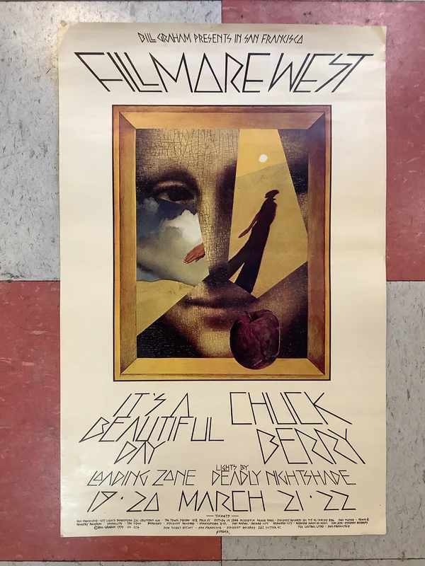 It's A Beautiful Day & Chuck Berry at Fillmore West - 1970 (Poster)