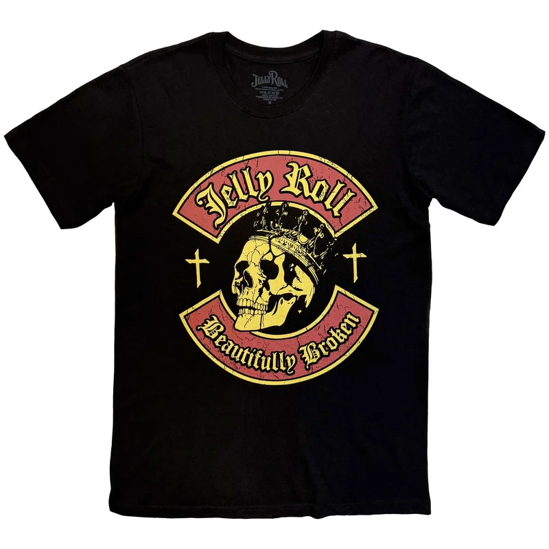 Jelly Roll Unisex T-Shirt: Beautifully Broken Black
