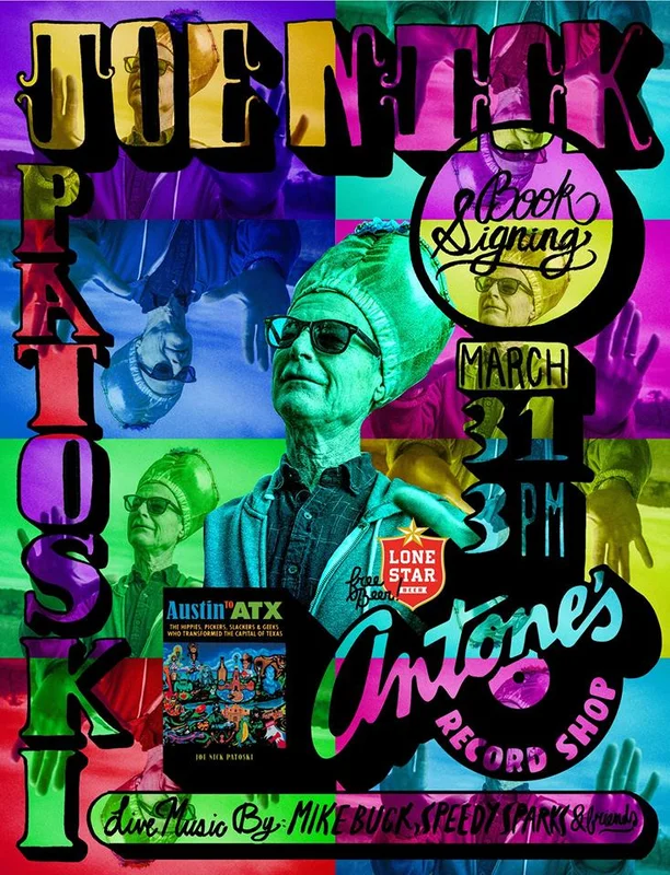 Joe Nick Patoski Book Signing - 2019 (Poster)