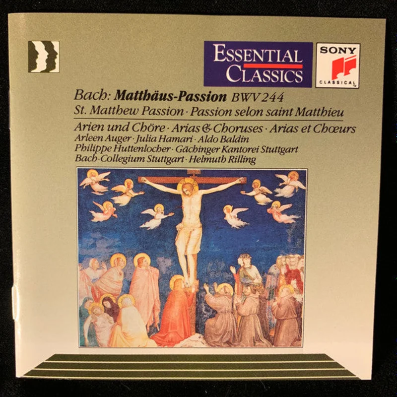 Johann Sebastian Bach / Arleen Auger Julia Hamari Aldo Baldin Philippe Huttenlocher Gchinger Kantorei Stuttgart Bachcollegium Stuttgart Helmuth Rilling - Matthus-Passion BWV 244 - Arien Und Chre (CD)