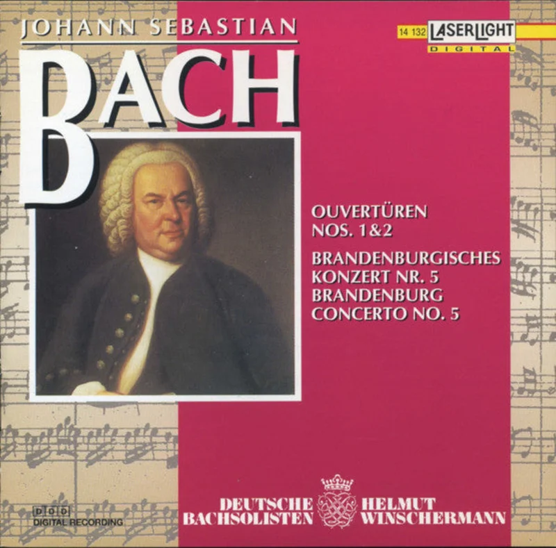 Johann Sebastian Bach, German Bach Soloists*, Helmut Winschermann - Overtures Nos. 1 & 2 (CD)