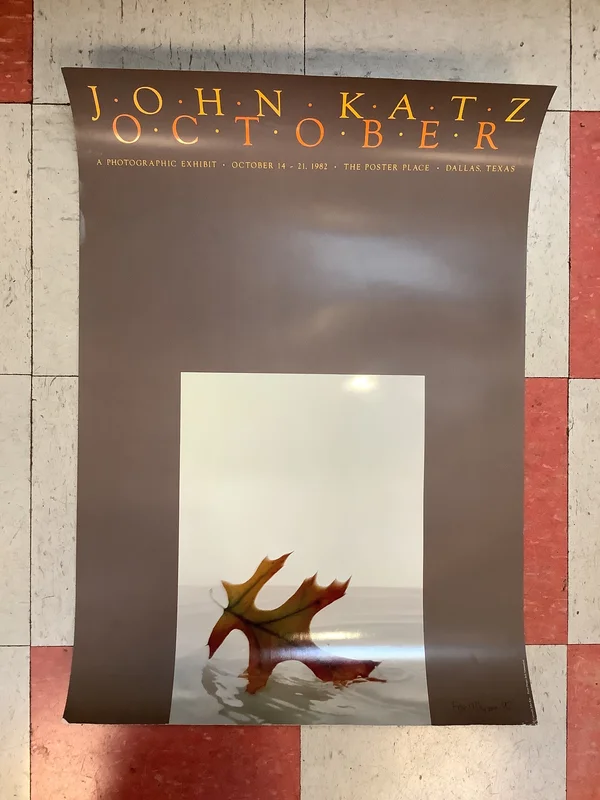 John Katz "October" Photo Exhibit - 1982 (Poster)