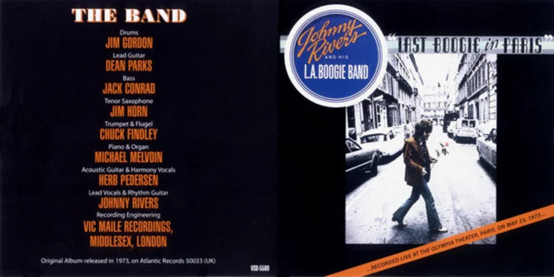 Johnny Rivers And His L. A. Boogie Band - Last Boogie In Paris (CD)