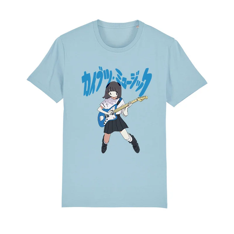 KAIBUTSU GUITAR  T-Shirt [Blue]