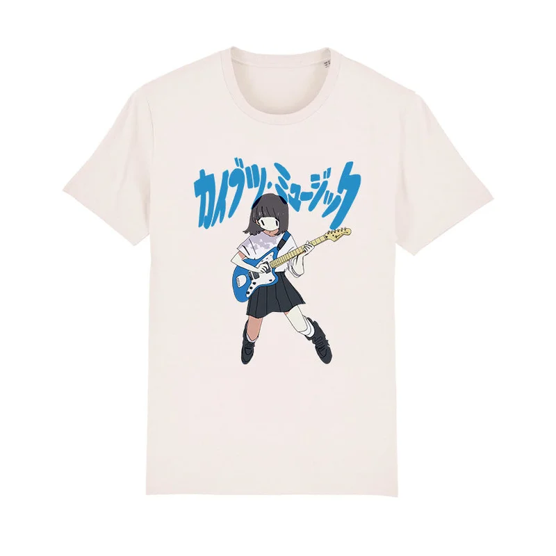 KAIBUTSU GUITAR  T-Shirt [Vintage White]