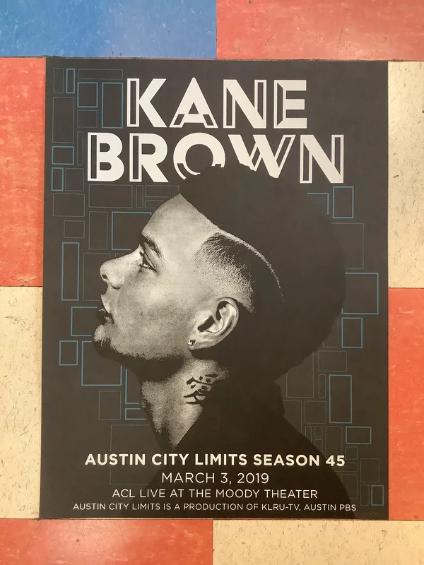Kane Brown at Austin City Limits - 2019 (Poster)
