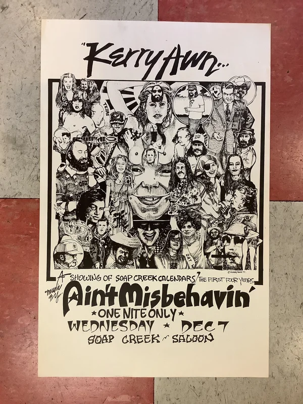 Kerry Awn "Ain't Misbehavin'" at Soap Creek Saloon - 1977 (Poster)