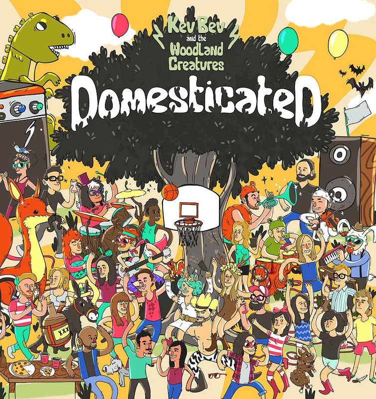 Kev Bev Collins And The Woodland Creatures - Domesticated (LP)