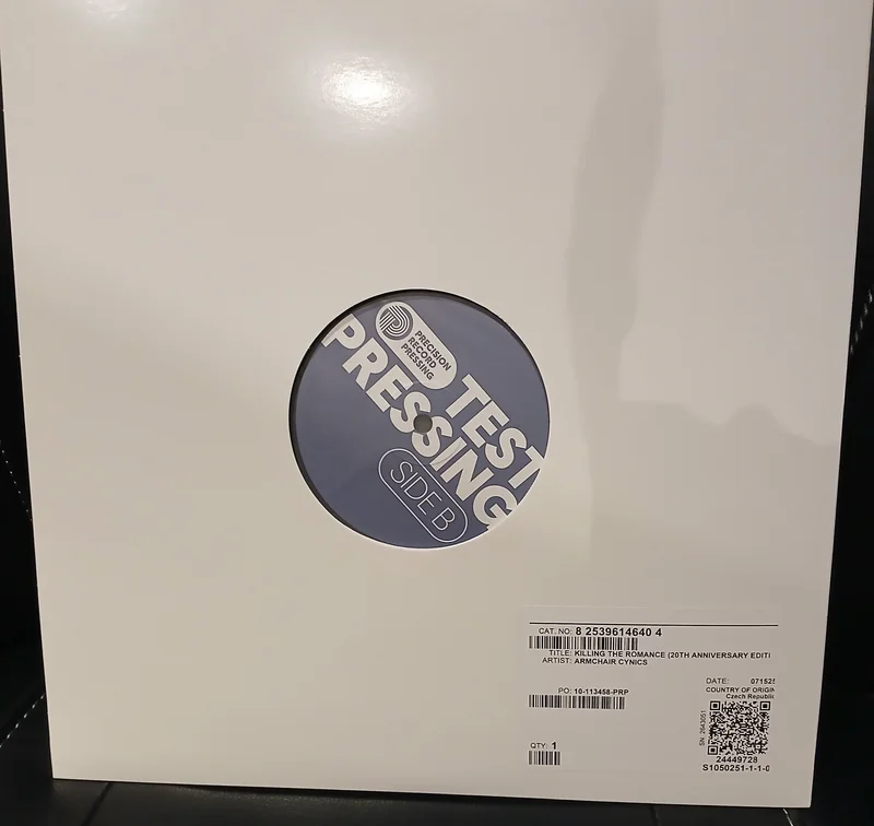 Killing The Romance (20th Anniversary Vinyl Edition) TEST PRESSING - ONLY 2 AVAILABLE!