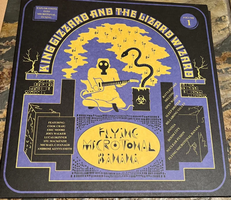 King Gizzard And The Lizard Wizard - Flying Microtonal Banana (Explorations Into Microtonal Tuning Volume 1) (LP, Album, RE, Luc)