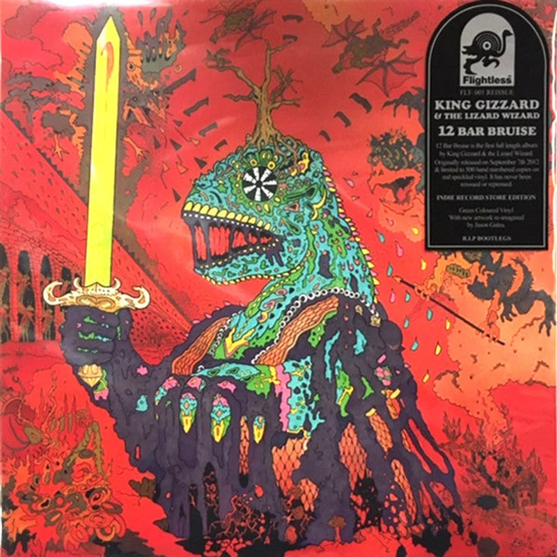 King Gizzard & The Lizard Wizard* - 12 Bar Bruise (LP, Album, RE, Gre)