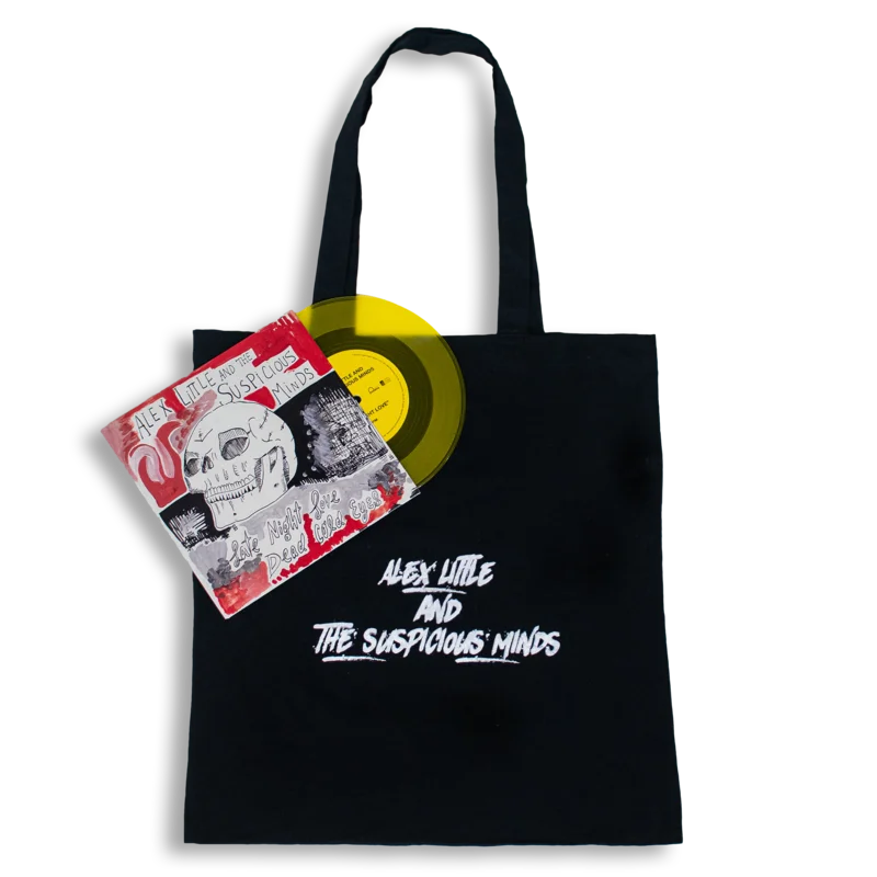 Late Night Love/Dead Cold Eyes 7" Single & Tote Combo