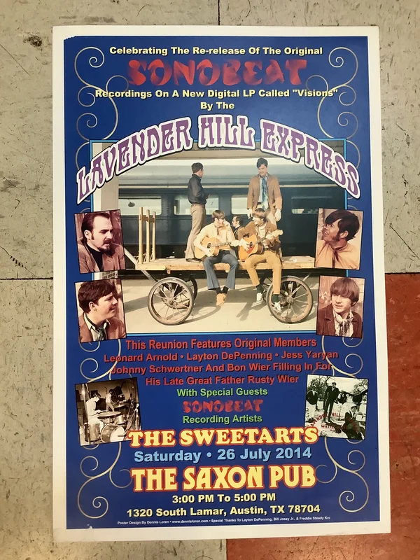 Lavender Hill Express at The Saxon Pub - 2014 (Poster)