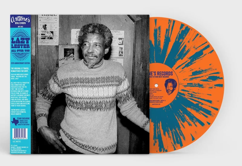 Lazy Lester - All Over You (25th Anniversary Indie Only Orange and Blue Splatter Vinyl)