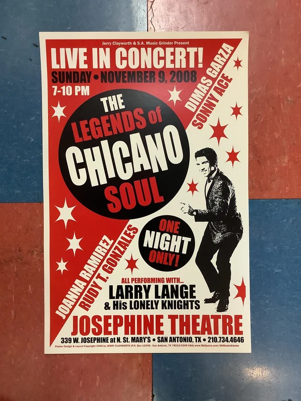 Legends of Chicano Soul at Josephine Theatre - 2008 (Poster)