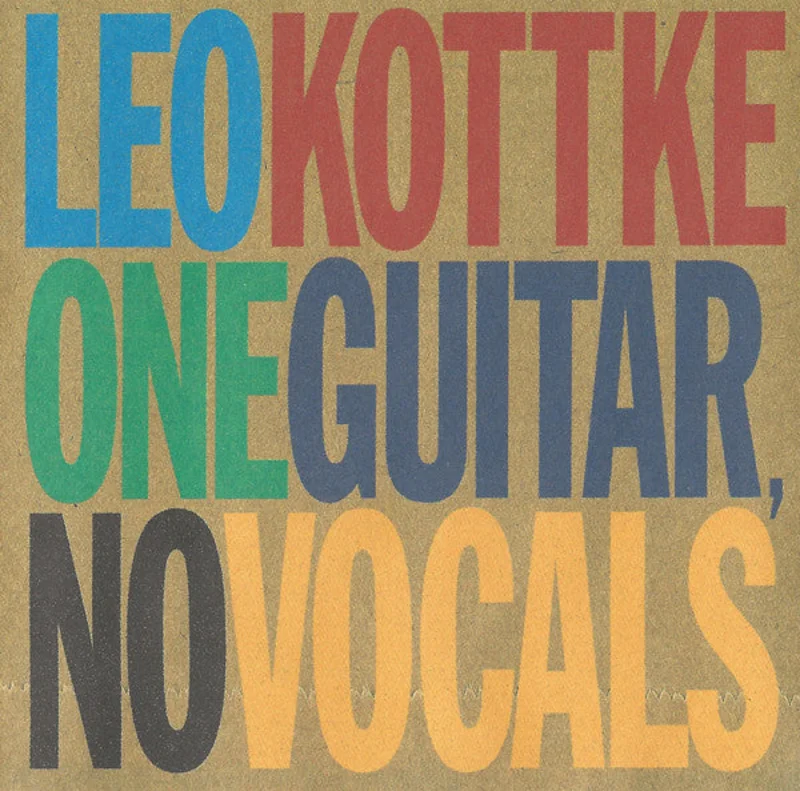 Leo Kottke - One Guitar, No Vocals (CD)