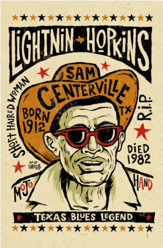 Lightnin Hopkins - Mojohand Poster