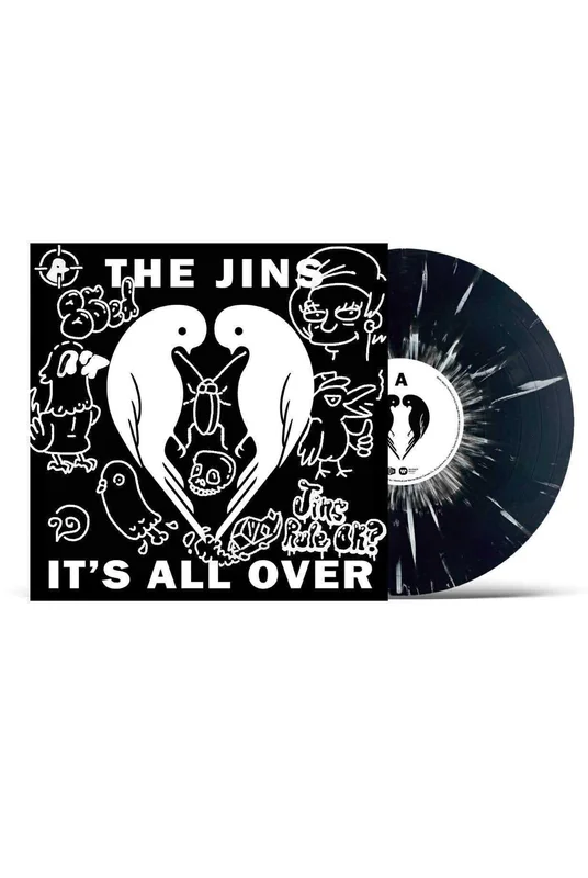 LIMITED EDITION It's All Over (Exclusive 'Shining Light' Colour Vinyl) PRE-ORDER - UNIQUE HAND DRAWINGS BY THE JINS!!