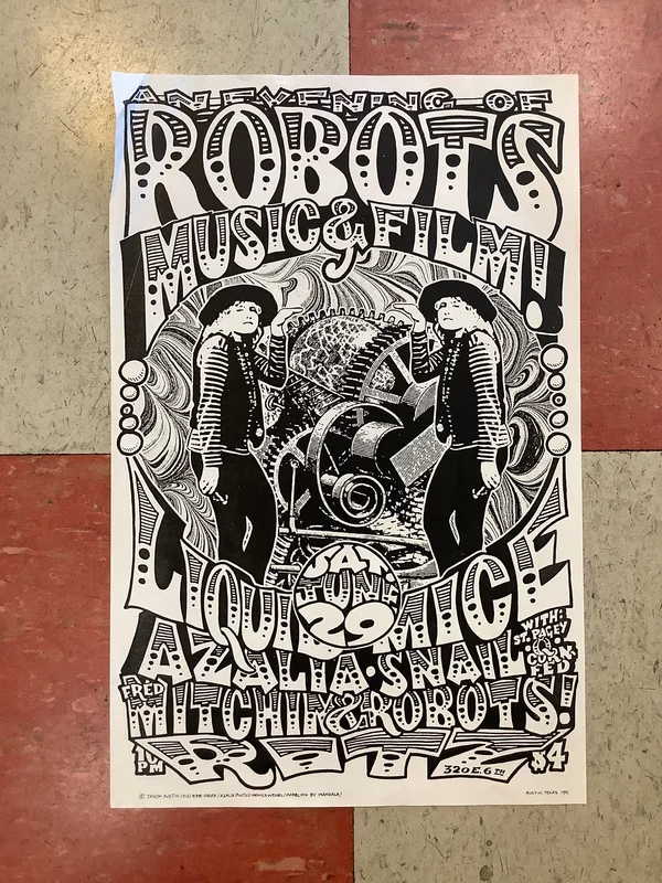 Liquid Mice at The Ritz - 1991 (Poster)
