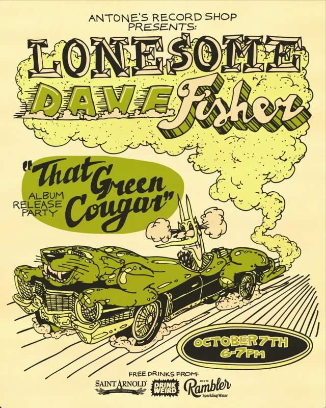 Lonesome Dave Fisher In-Store - 2025 (Poster)