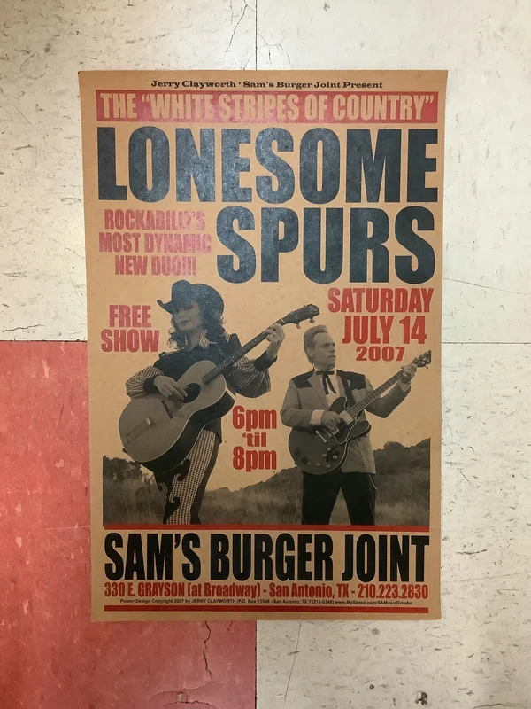 Lonesome Spurs at Sam's Burger Joint - 2007 (Poster)
