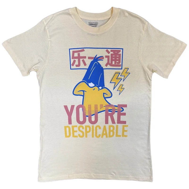 Looney Tunes Unisex T-Shirt: You're Despicable Japanese Natural