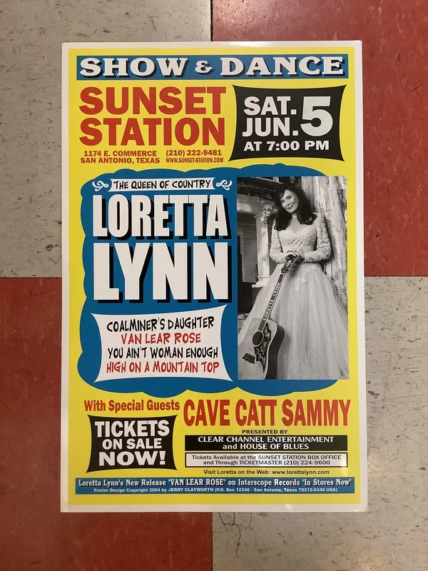 Loretta Lynn at Sunset Station - 2004 (Poster)