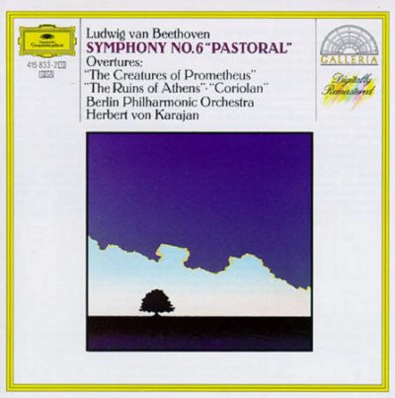 Ludwig van Beethoven : Berliner Philharmoniker, Herbert von Karajan - Symphony No. 6 "Pastoral", Overtures: "The Creatures Of Prometheus", "The Ruins Of Athens", "Coriolan" (CD)