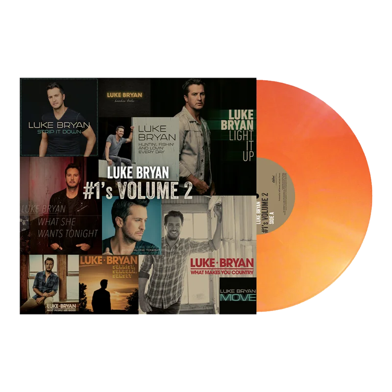 Luke Bryan #1s - Vol. 2 (Vinyl-Sunset Orange)