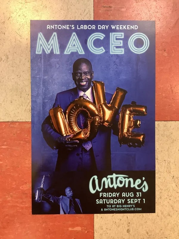 Maceo Parker at Antone's Nightclub (Poster)
