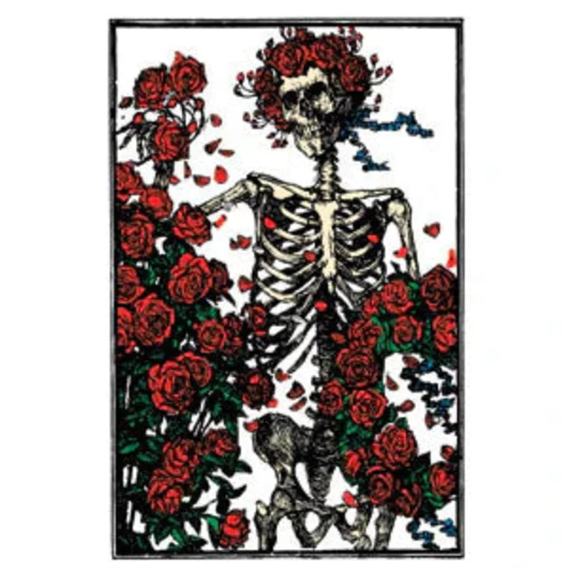 Magnets: Grateful Dead-Skeleton Roses