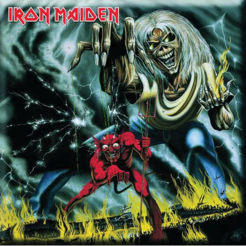 Magnets: Iron Maiden-Number of the Beast (officially licensed)