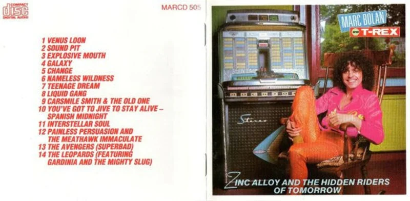 Marc Bolan and T. Rex - Zinc Alloy And The Hidden Riders Of Tomorrow (CD)