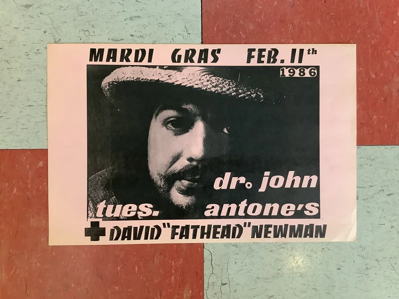 Mardi Gras with Dr. John at Antone's - 1986 (Poster)