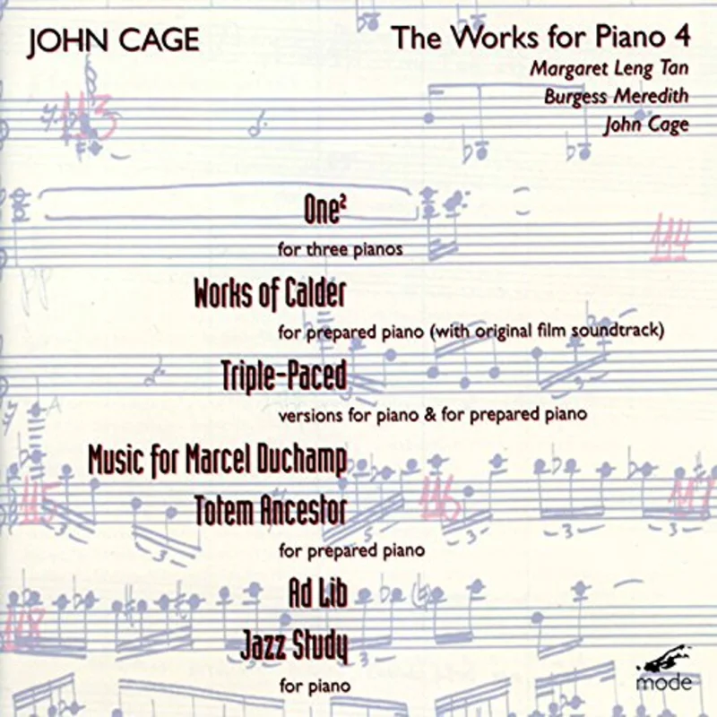 Margaret Leng Tan - John Cage: Cage Edition 25 - The Piano Works, 4 [CD]