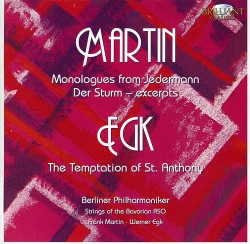 Martin Frank - Martin - 6 Monologues from Jedermann / Egk - The Temptation of St Anthony Berliner Philharmoniker - Dietrich Fisher Diskau (Conductor), Janet Baker (Mezzo-Soprano) [CD]