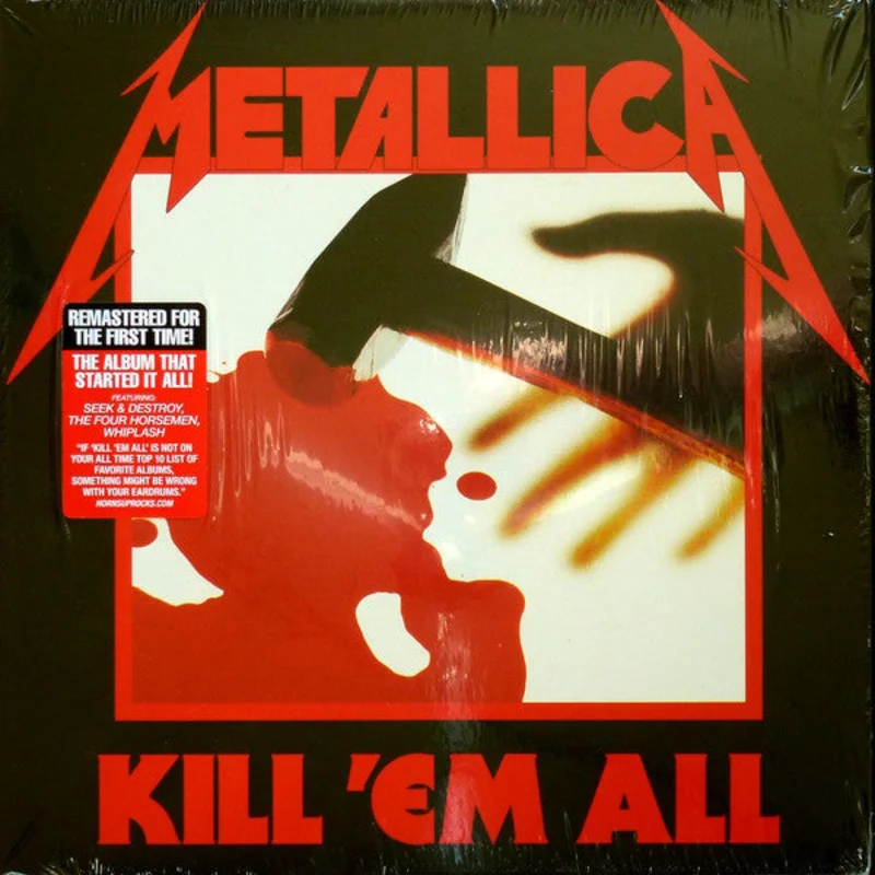 Metallica - Kill 'Em All (LP, Album, RE, RM)