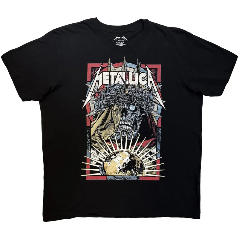 Metallica Unisex T-Shirt: Conquest Black