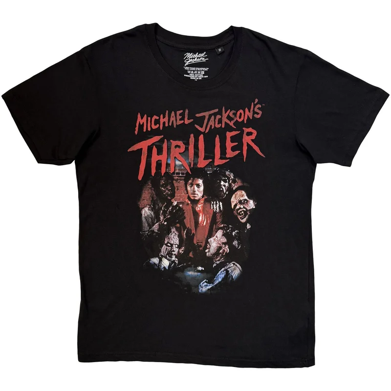 Michael Jackson Unisex T-Shirt: Thriller Zombies Black