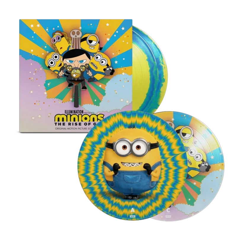 Minions: The Rise of Gru Bundle - Yellow/Blue discs + Picture Disc
