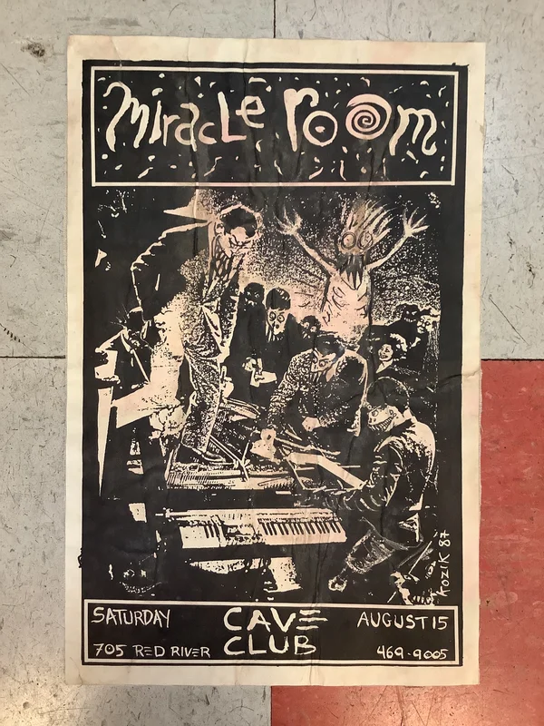 Miracle Room at Cave Club - 1987 (Poster)