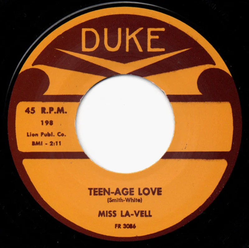 Miss LaVell - Teen-Age Love / Stop These Teardrops (Vinyl)