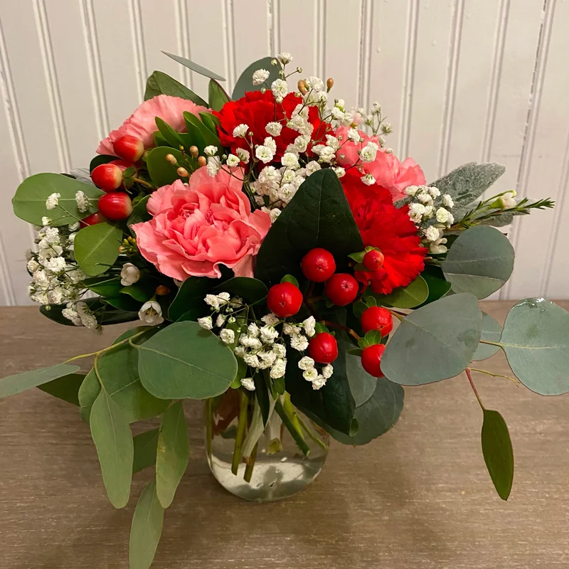 Mixed Carnation Arrangement (Valentine's Day Pre-Order!)